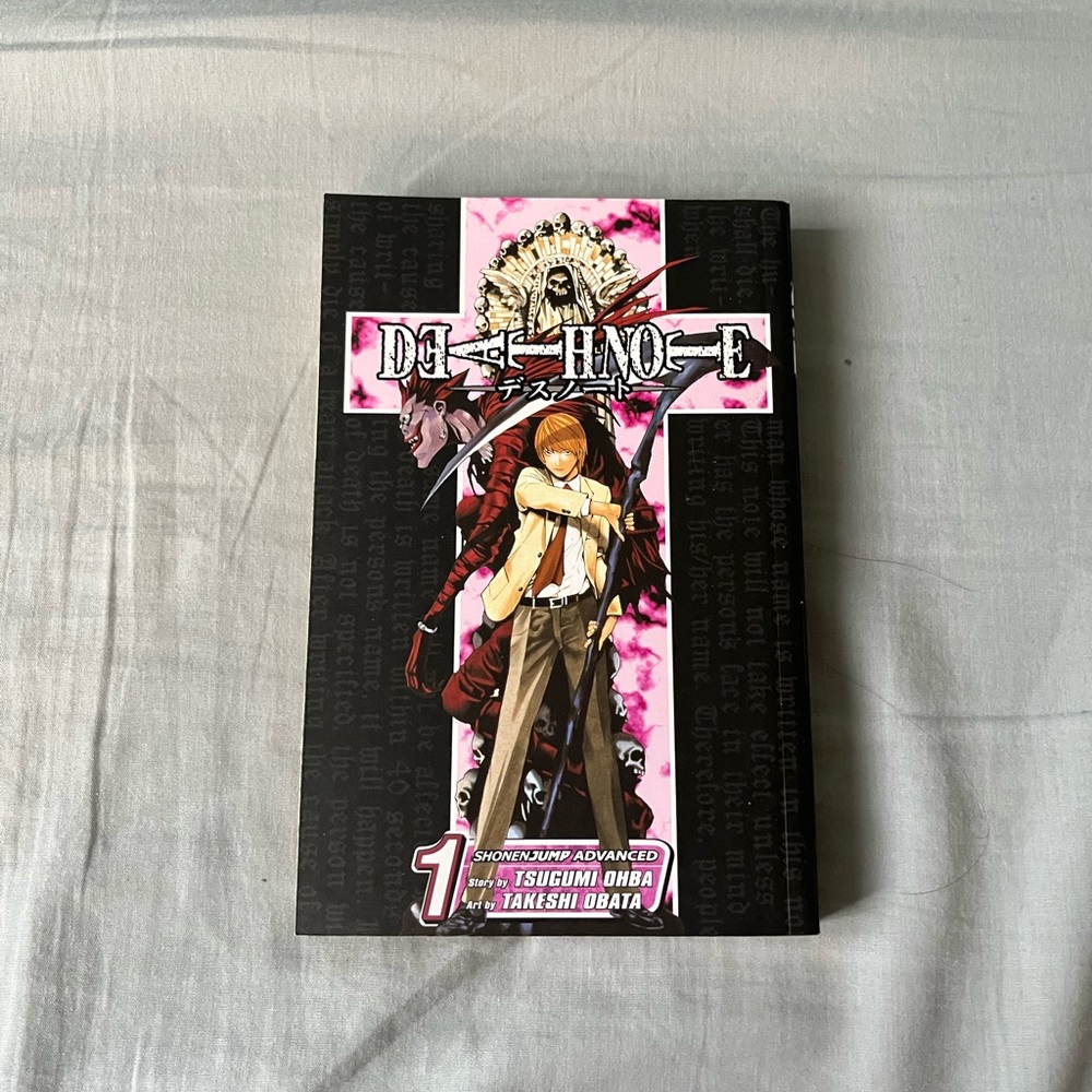 Death Note Manga Volume 1 - Black and Pink Cover